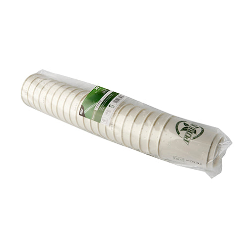 Trinkbecher, Pappe 0,2 l Ø 8 cm · 9 cm weiss "Pure Joy" doppelwandig