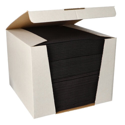 Servietten "ROYAL Collection" 1/4-Falz 40 cm x 40 cm tiefschwarz