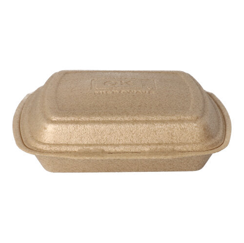 Menüboxen mit Klappdeckel, XPP ungeteilt 7 cm x 20,5 cm x 24 cm beige