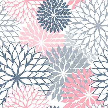 Servietten, 3-lagig 1/4-Falz 40 cm x 40 cm grau "Floralies"