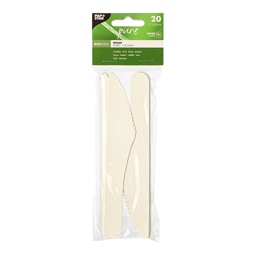 Messer, Papier "pure" 15,8 cm weiss