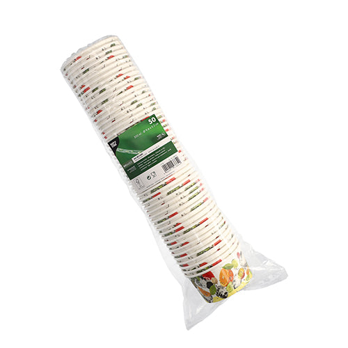 Eisbecher, Pappe rund 250 ml Ø 9,6 cm · 6 cm "Früchte"