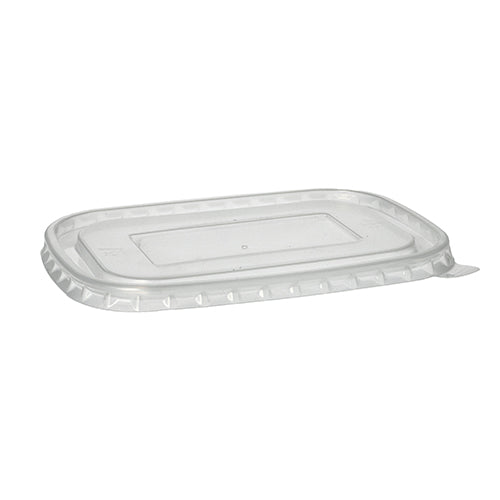 Deckel für Verpackungsbecher, PP rechteckig 1 cm x 17,1 cm x 12 cm transparent