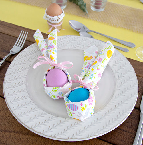 Servietten, 3-lagig 1/4-Falz 33 cm x 33 cm "Happy Easter"