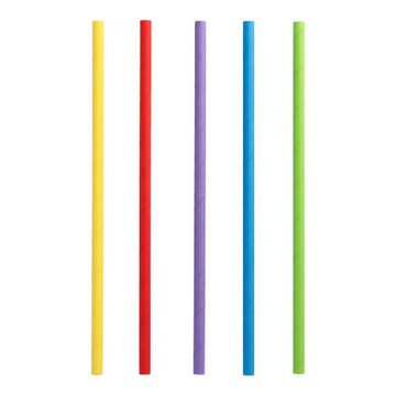 Shake-Halme, Papier Ø 8 mm · 25 cm farbig sortiert
