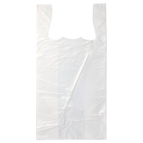 Hemdchen-Tragetaschen, HDPE 60 cm x 30 cm x 18 cm weiss