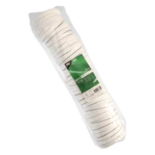 Deckel für Trinkbecher, Pappe rund Ø 9 cm weiss