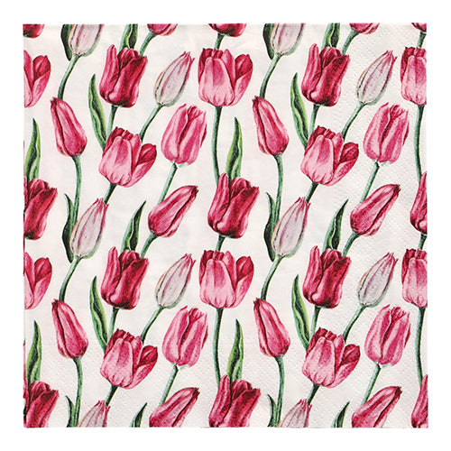 Servietten, 3-lagig 1/4-Falz 33 cm x 33 cm "Tulip"