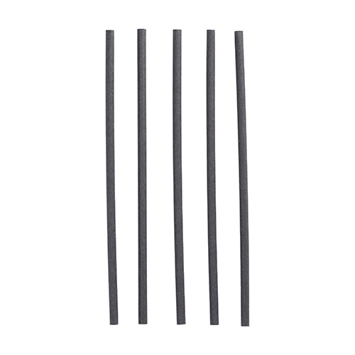 Trinkhalme, Papier Ø 6 mm · 20 cm schwarz