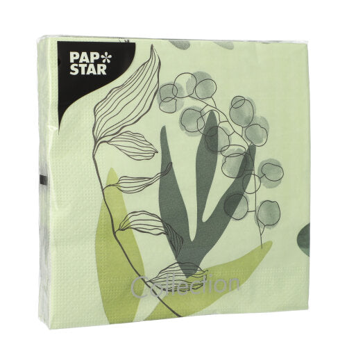 Servietten, 3-lagig 1/4-Falz 33 cm x 33 cm "Nature"