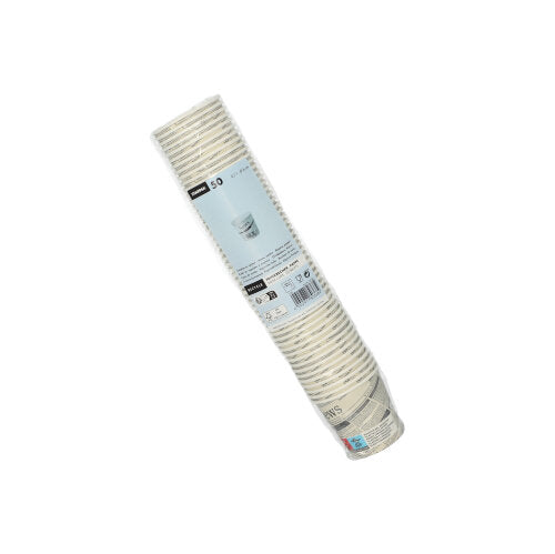 Trinkbecher, Pappe "To Go" 0,1 l Ø 6,3 cm · 6 cm "Newsprint"