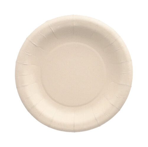 Teller Agrarreste "pure" rund Ø 18 cm weiss