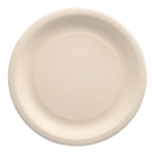 Teller Agrarreste "pure" rund Ø 23 cm weiss