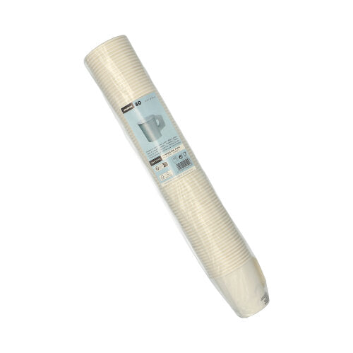 Trinkbecher mit Henkel, Pappe 0,18 l Ø 7,3 cm · 7,8 cm weiss