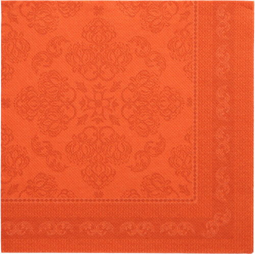 Servietten "ROYAL Collection" 1/4-Falz 40 cm x 40 cm nektarine "Arabesque"