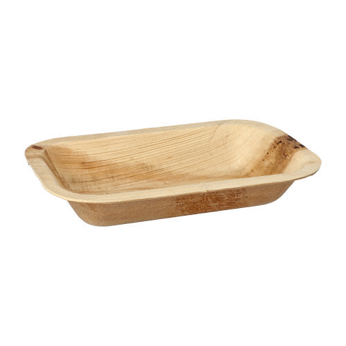 Siegelschalen Palmblatt "pure" eckig 400 ml 4 cm x 15 cm x 24 cm ungeteilt