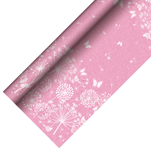 Tischdecke, Papier 3 m x 1,2 m fuchsia "Meadow"