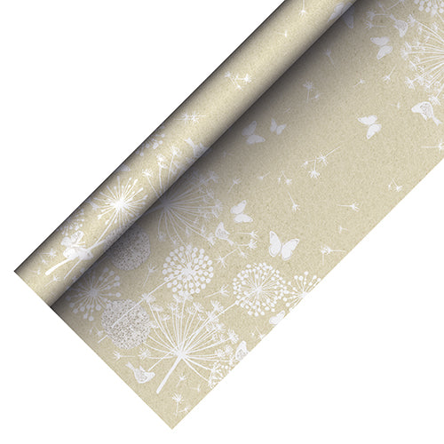 Tischdecke, Papier 3 m x 1,2 m beige "Meadow"