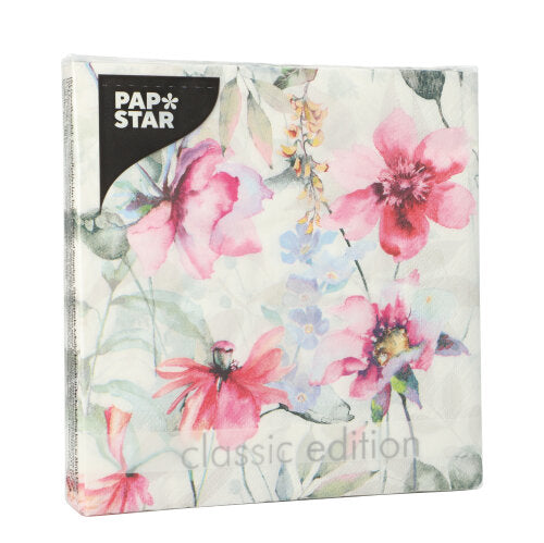 Servietten, 3-lagig 1/4-Falz 33 cm x 33 cm "Summer Scent"
