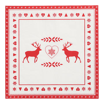 Servietten, 3-lagig 1/4-Falz 40 cm x 40 cm "Rennes"