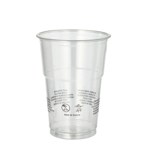 Trinkbecher R-PET 0,25 l Ø 7,8 cm · 10,7 cm glasklar