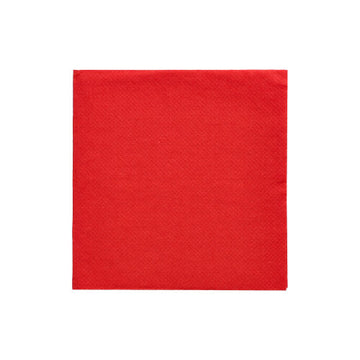 Servietten "DAILY Collection" 1/4-Falz 24 cm x 24 cm rot