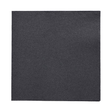 Servietten "DAILY Collection" 1/4-Falz 32 cm x 32 cm schwarz