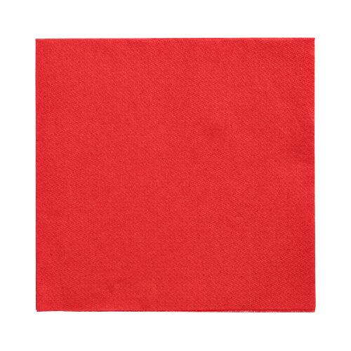 Servietten "DAILY Collection" 1/4-Falz 32 cm x 32 cm rot