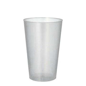 Mehrweg-Trinkbecher PP 0,4 l Ø 8,6 cm · 13 cm transluzent