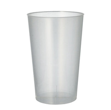 Mehrweg-Trinkbecher PP 0,5 l Ø 9,1 cm · 14 cm transluzent