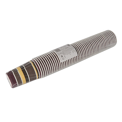 Trinkbecher, Pappe "To Go" 0,25 l Ø 8 cm · 11 cm "Coffee Rings"
