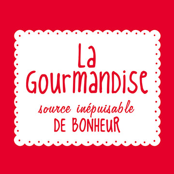 Servietten, 3-lagig 1/4-Falz 33 cm x 33 cm rot "La Gourmandise"