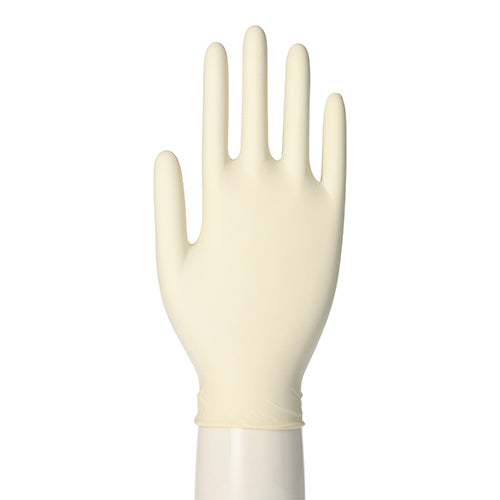 "Medi-Inn PS" Handschuhe, Latex puderfrei "Comfort" weiss - natur Größe: L