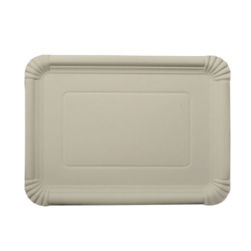 Teller, Pappe [ff] eckig 21 cm x 29 cm weiss