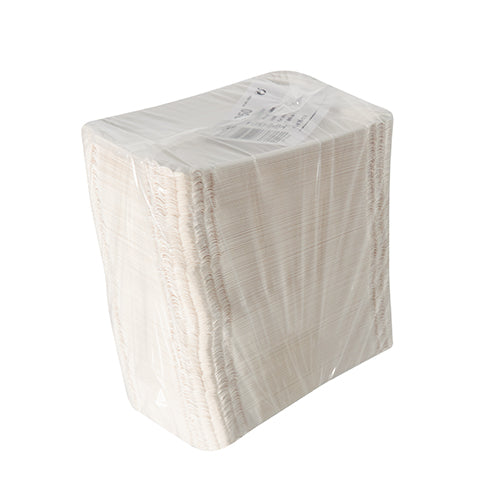 Teller, Pappe [ff] eckig 10 cm x 16 cm weiss
