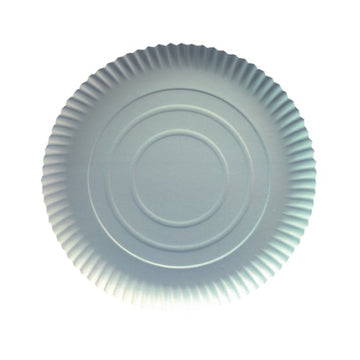 Teller, Pappe [ff] rund Ø 24 cm · 2 cm weiss