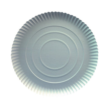 Teller, Pappe [ff] rund Ø 26 cm · 2 cm weiss