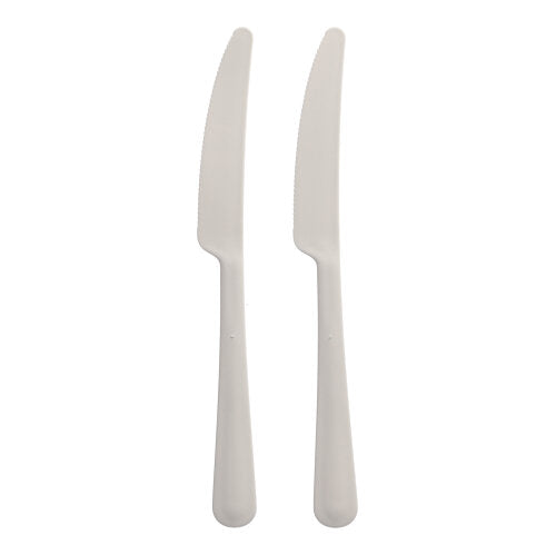 "Circulware" Mehrweg-Messer PP-MF 19,7 cm weiss "Gaia" extra stabil