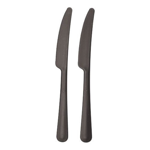 "Circulware" Mehrweg-Messer PP-MF 19,7 cm schwarz "Gaia" extra stabil