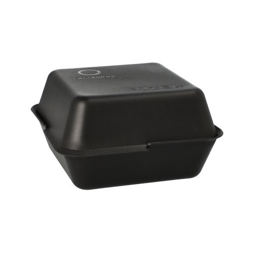 "Circulware" Mehrweg-Foodboxen 4,3 cm x 15,6 cm x 15,6 cm schwarz , 2-teilig