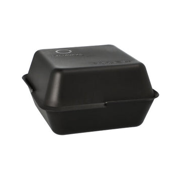 "Circulware" Mehrweg-Foodboxen 4,3 cm x 15,6 cm x 15,6 cm schwarz , 2-teilig