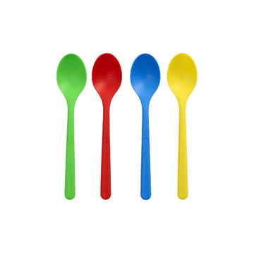 "Circulware by Haval" Mehrweg-Eislöffel PP-MF 13 cm farbig sortiert extra stabil