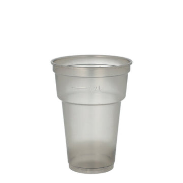Mehrweg-Trinkbecher PP 0,2 l Ø 7,8 cm · 10,4 cm grau