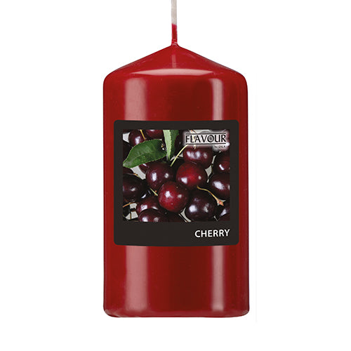 "Flavour by GALA" Duft-Stumpenkerze Ø 58 mm · 110 mm bordeaux - Cherry