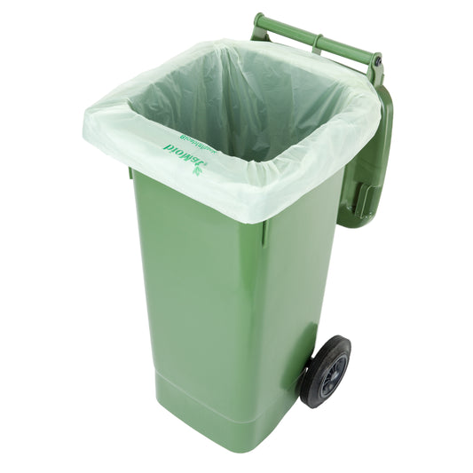 "bioMat" Kompostbeutel auf Stärkebasis 120 l 130 cm x 88 cm ohne Tragegriff