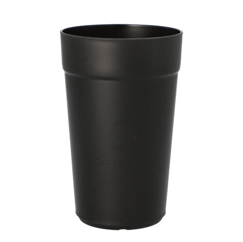 "Circulware" Mehrweg-Trinkbecher PP rund 0,4 l Ø 8 cm · 13 cm schwarz
