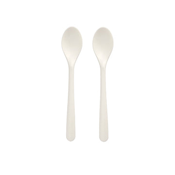 Kaffeelöffel "Folia" C-PLA 14,5 cm weiss
