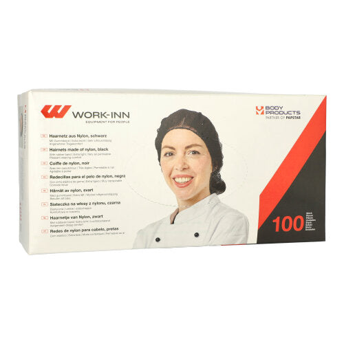 "WORK-INN/-PS" Haarnetze schwarz